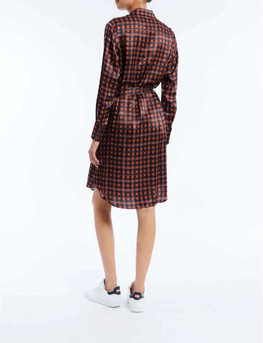 1qty RELIQUAT 120€ 20%  / Robe chemise Amour en soie - Citines