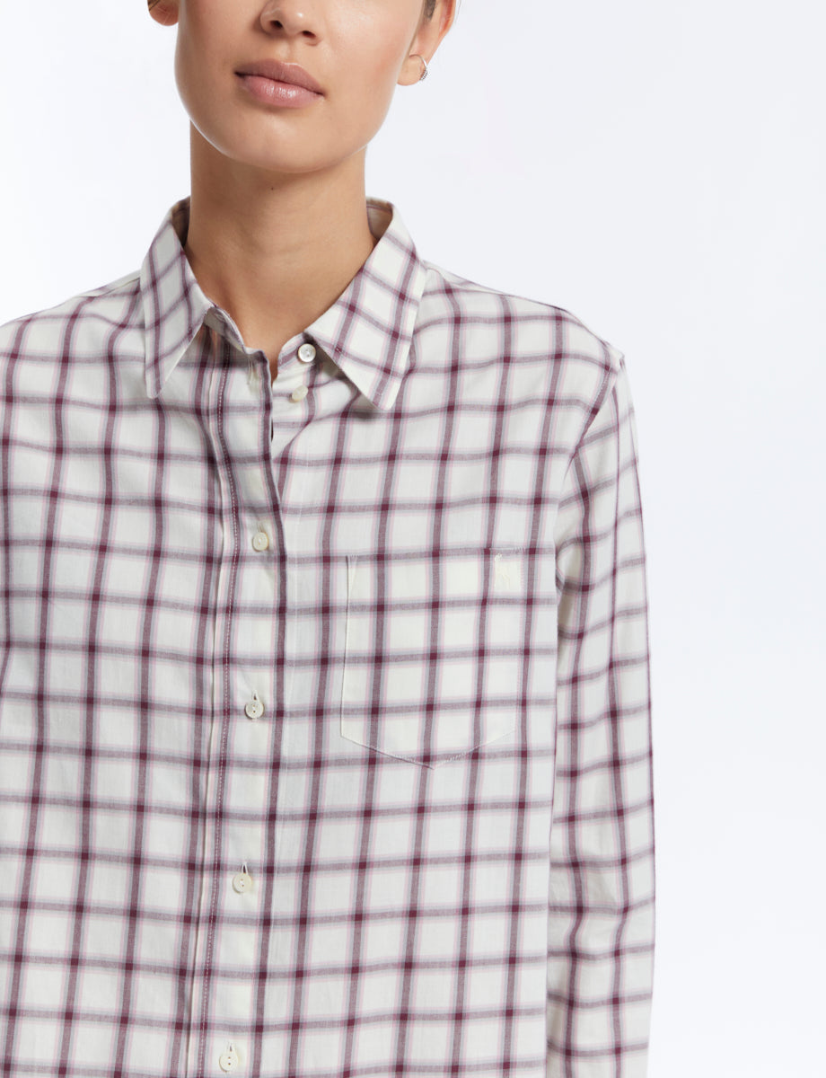 1qty RELIQUAT 65€ 0%  / Chemise droite Maureen - Pink Multicolor