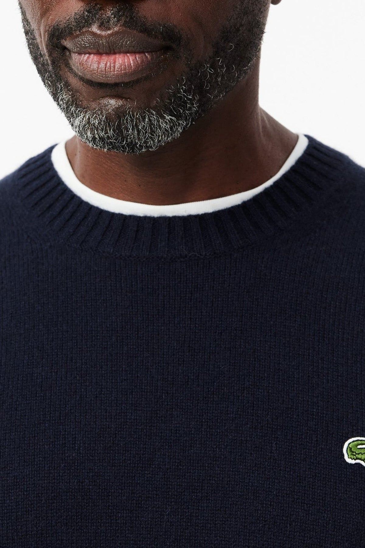 Round-neck cashmere jumper - Navy