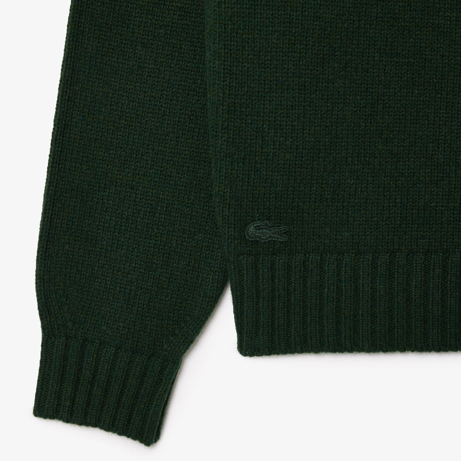 Pull cardée motif en laine - Sinople & Multicolor