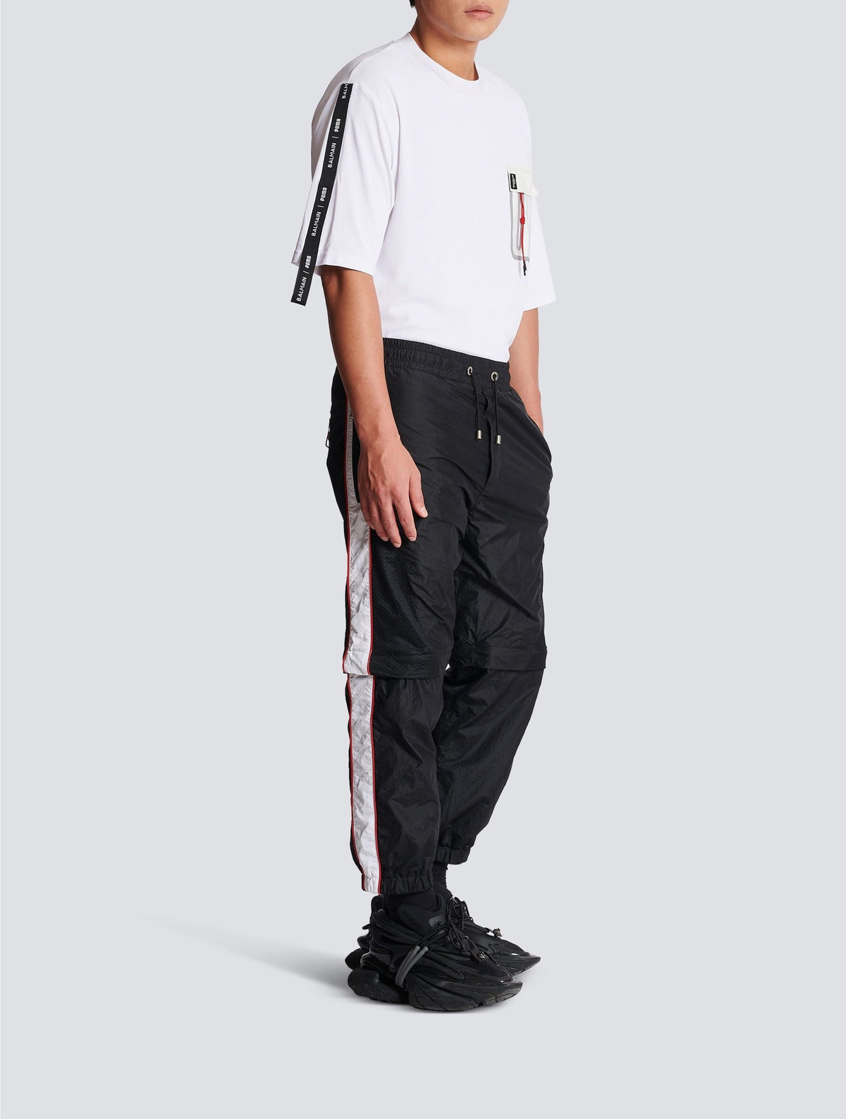 Pantalon de jogging amovible Balmain x Puma - Noir