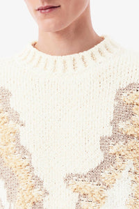 Pull jacquard en maille - Farine & Multicolor