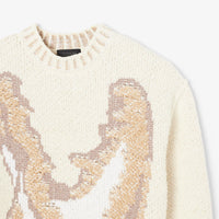 Pull jacquard en maille - Farine & Multicolor