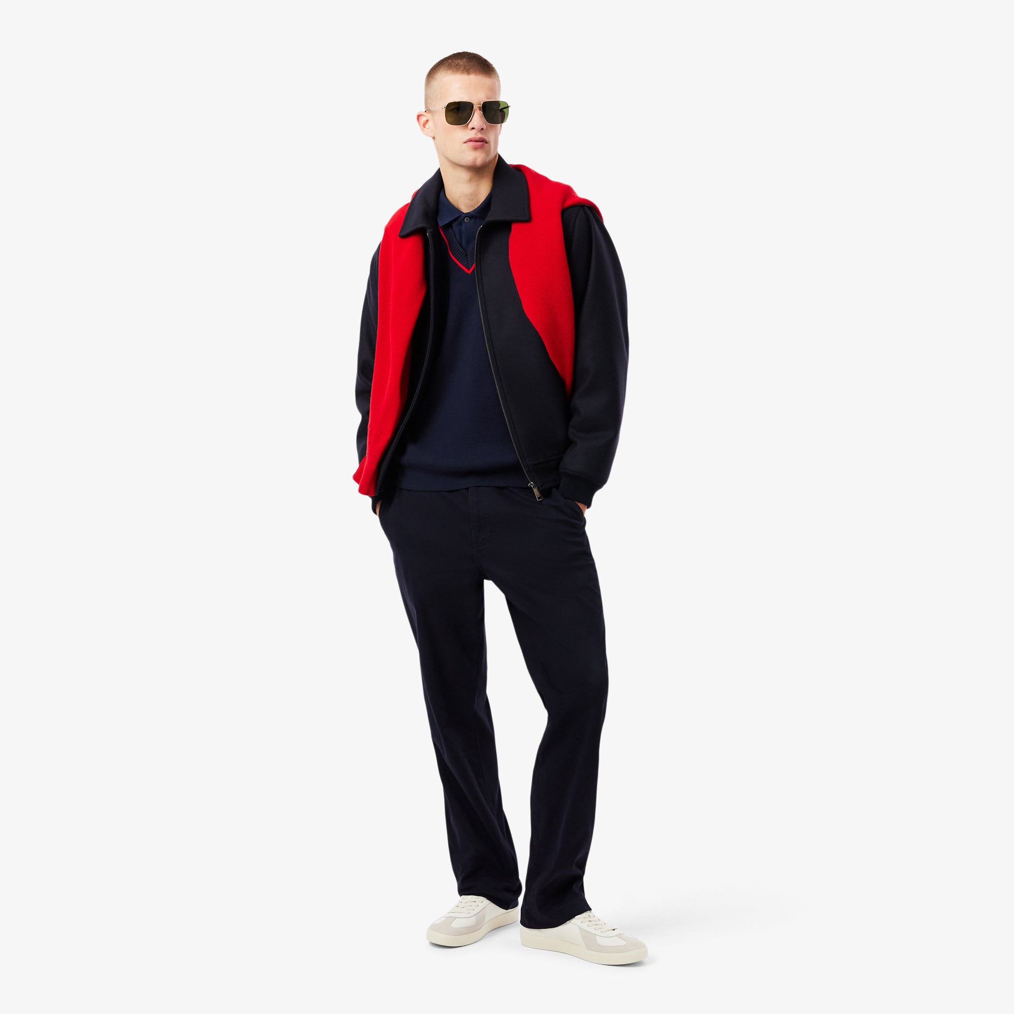 Pull - Marine & Rouge