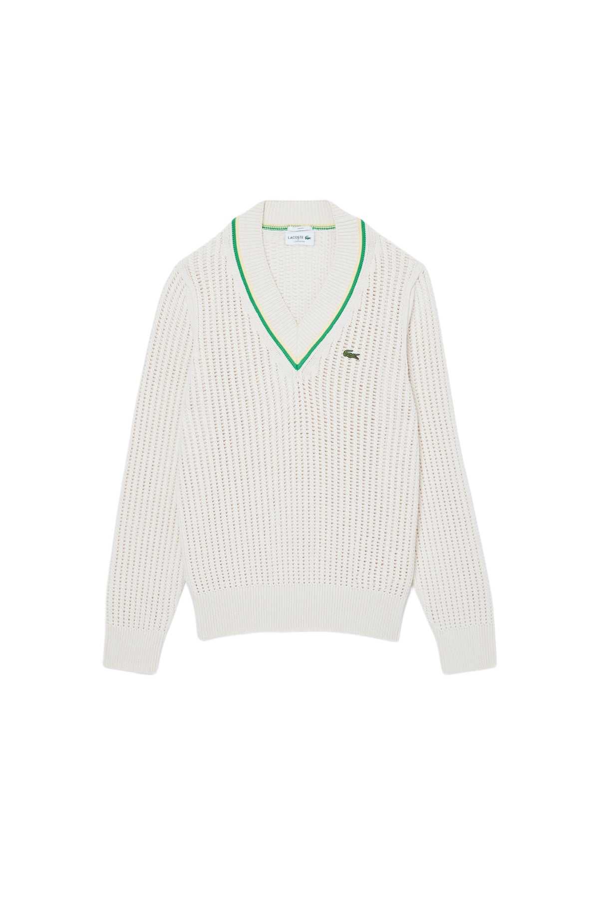 Pull tennis à col V - Laponie & Calathea