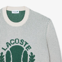 Pull à motif jacquard en maille - Laponie & Vert