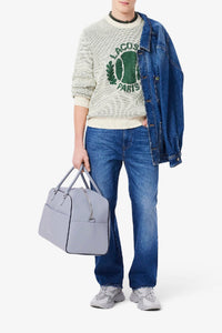 Pull à motif jacquard en maille - Laponie & Vert