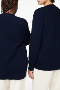 Cardigan à col V - Marine