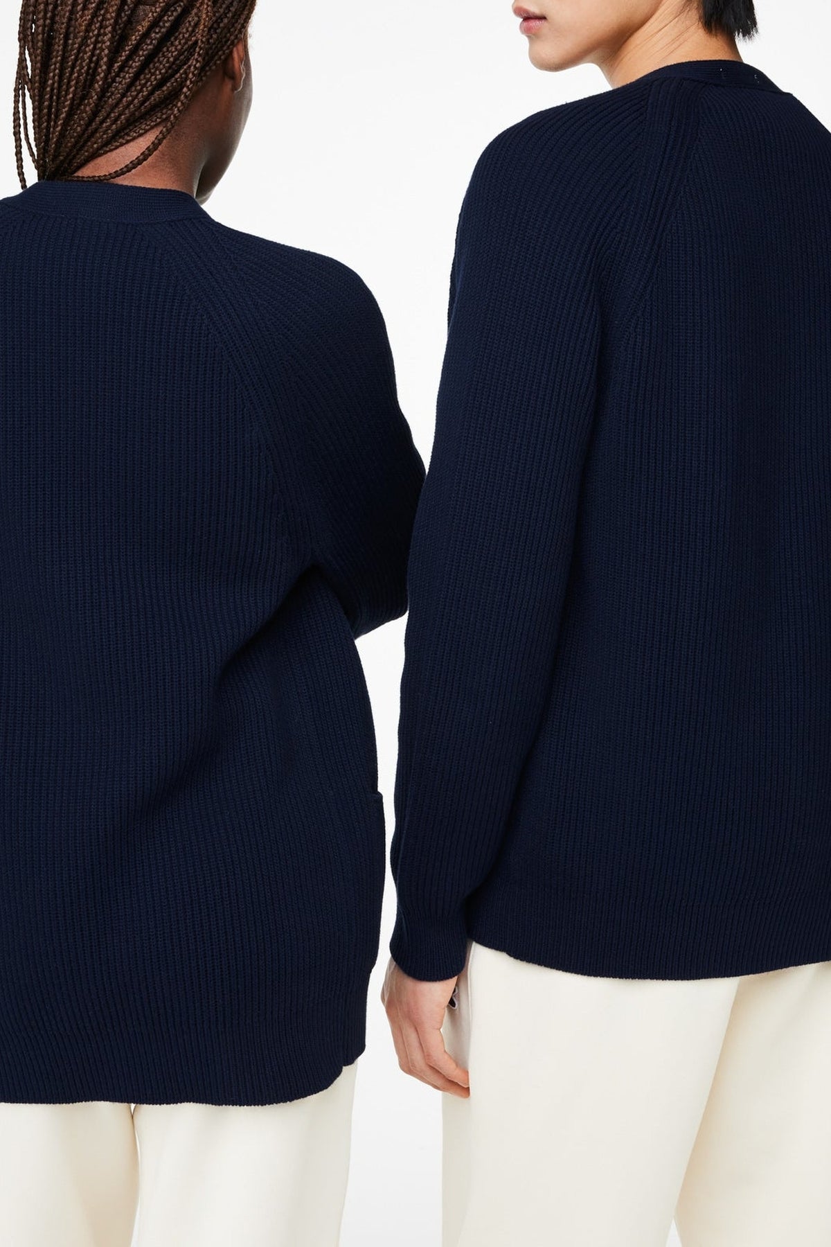 Cardigan à col V - Marine