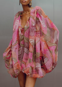 Banda flared Playsuit - Corda Print