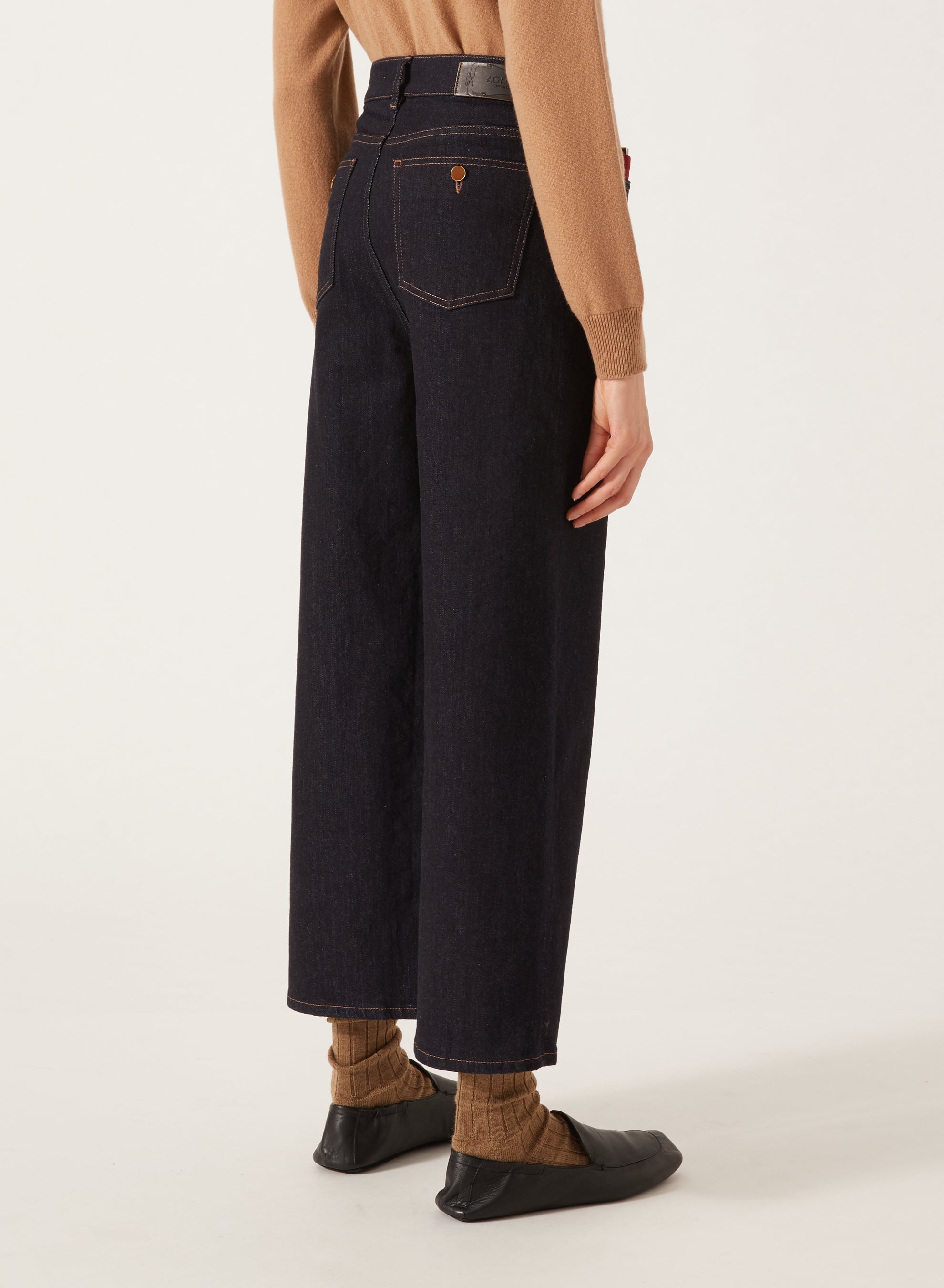 Blue_1QTY // Jean court à coupe droite - Blue