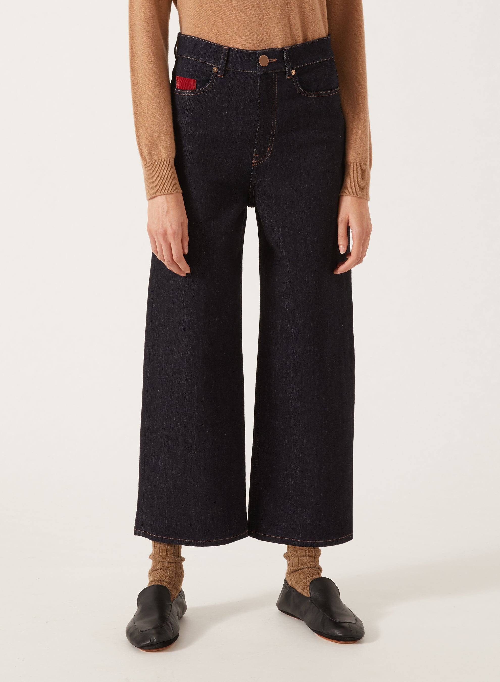 Blue_1QTY // Jean court à coupe droite - Blue