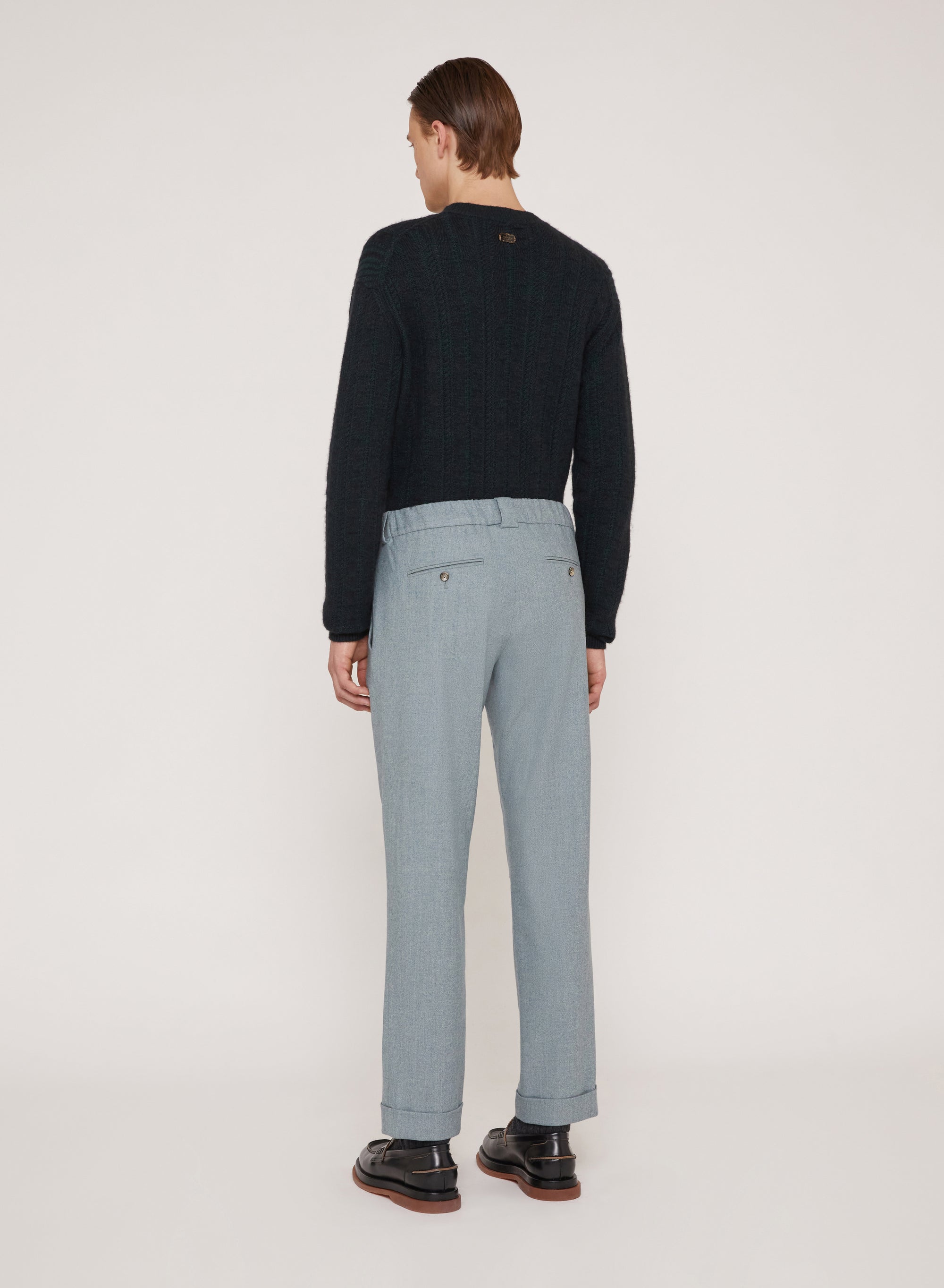 Giada_1QTY // Pantalon droit en laine - Giada