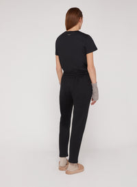Black_1QTY // Pantalon de survêtement en soie mélangée - Black
