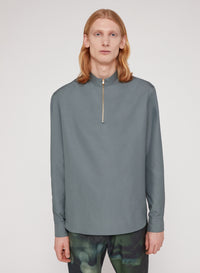 Giada Grey_1QTY // Chemise col montant zippé - Giada Grey