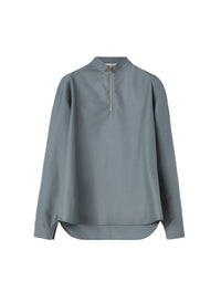 Giada Grey_1QTY // Chemise col montant zippé - Giada Grey