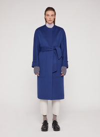 Night_1QTY // Manteau long ceinturé en laine - Night