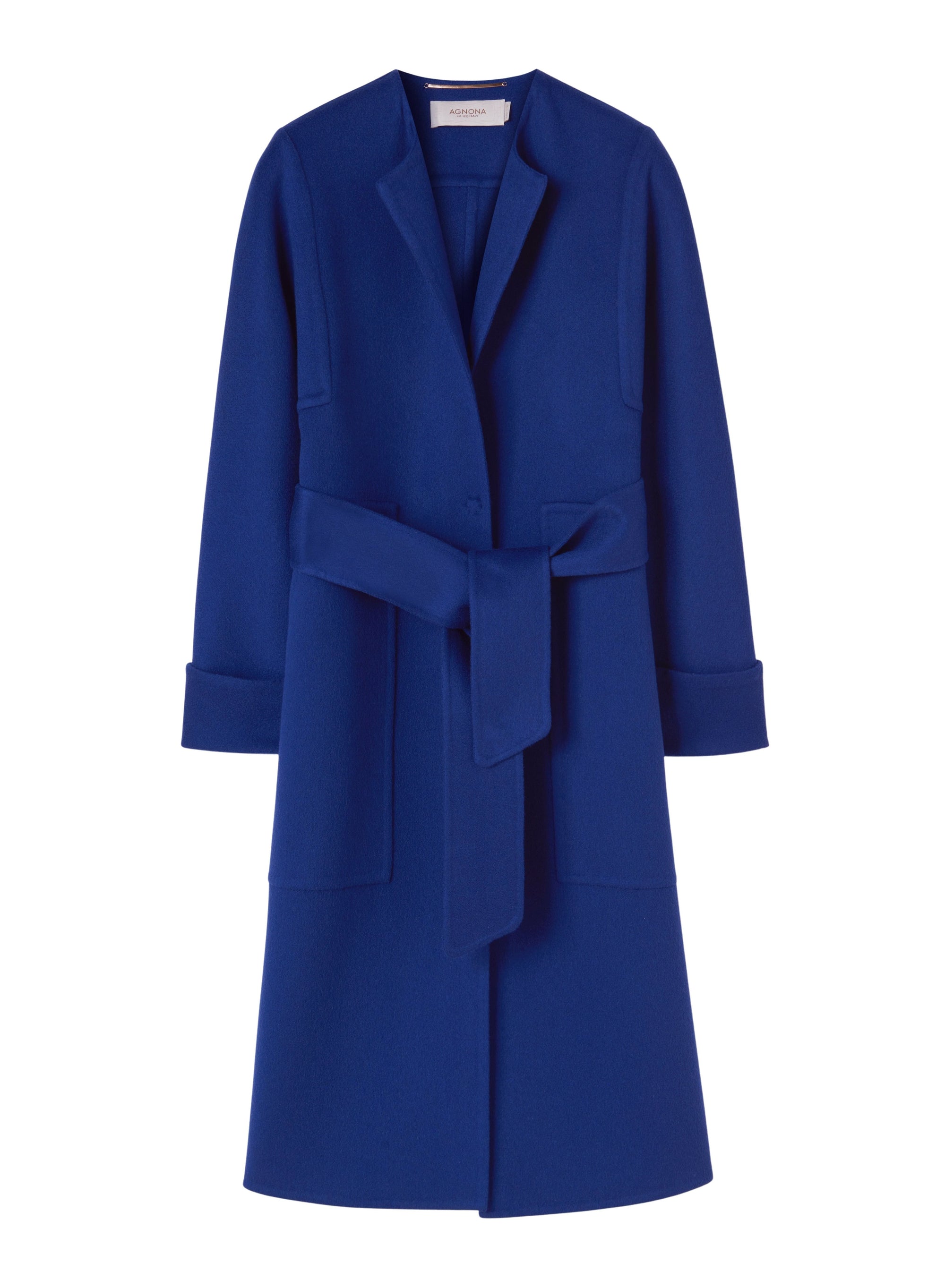 Night_1QTY // Manteau long ceinturé en laine - Night