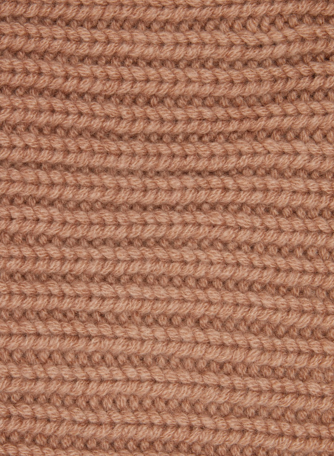 Camel_3QTY // NO PICS // RECOLO // Bonnet revers à plaque métallique en laine - Camel