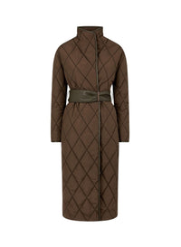 Moss_1QTY // Manteau long matelassé à col montant - Moss