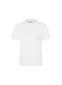 Chalk_1QTY // T-shirt à poche brodée - Chalk