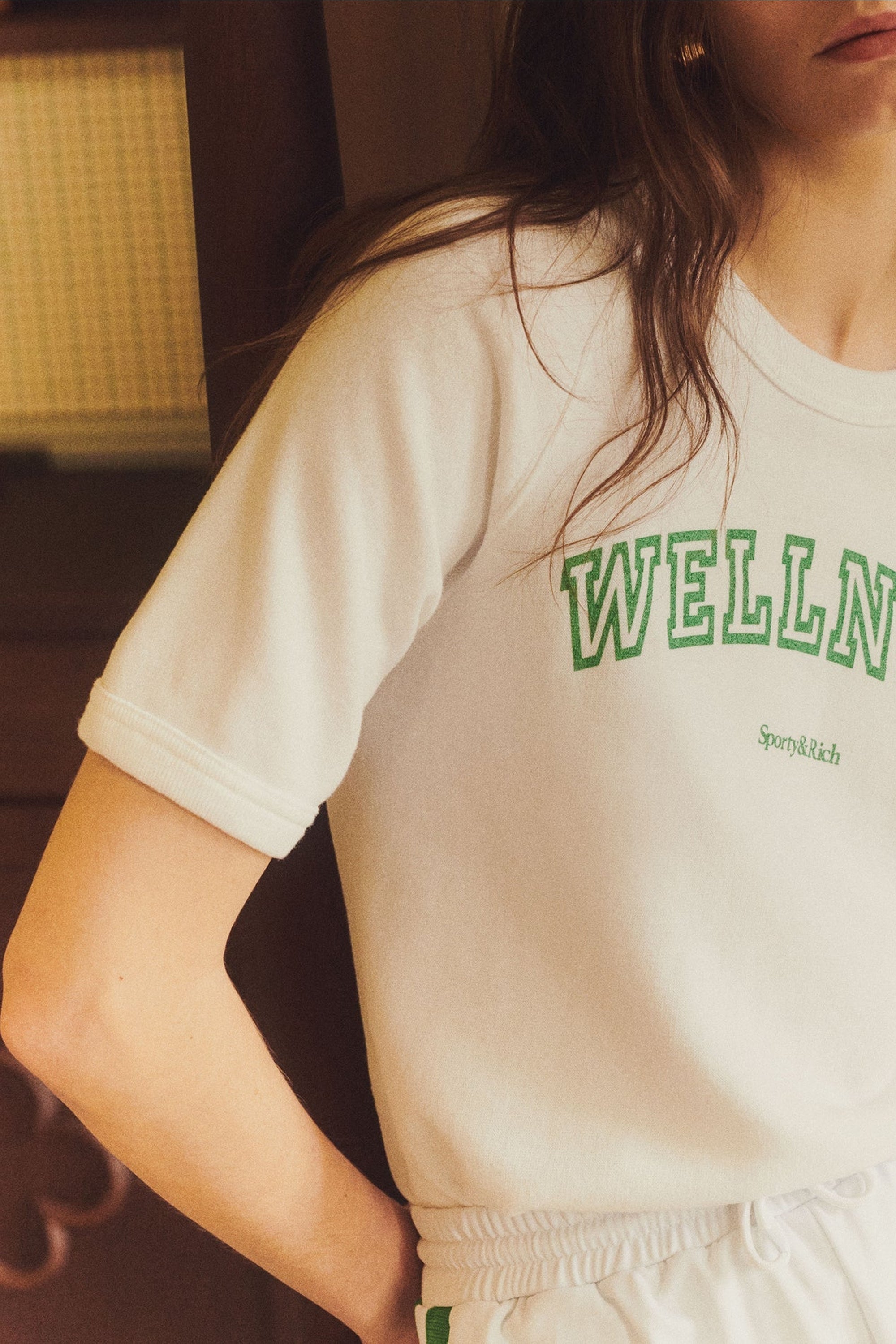 T-shirt Wellness Ivy imprimé - White