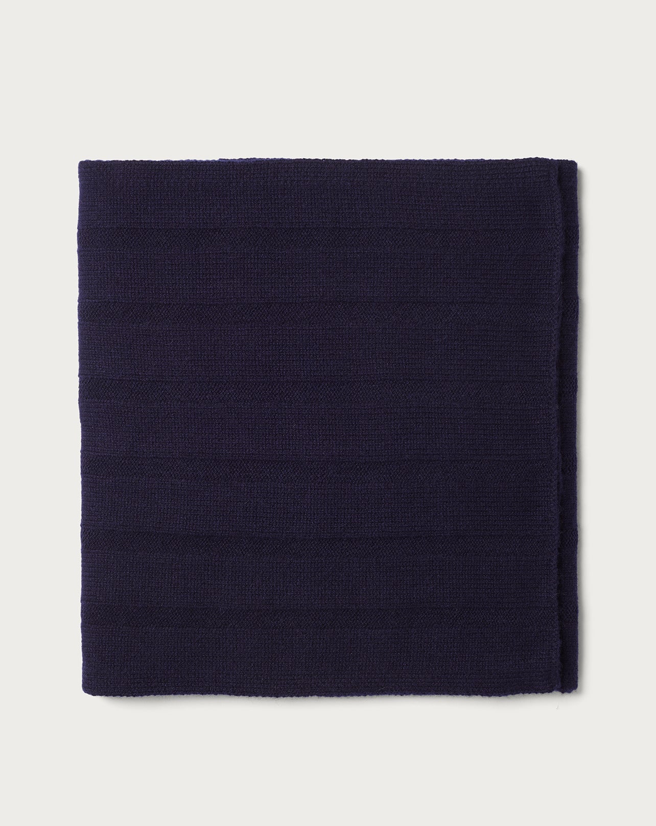 Écharpe Oversize Côtes Plates - Marine