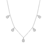 COLLIER  OR BLANC