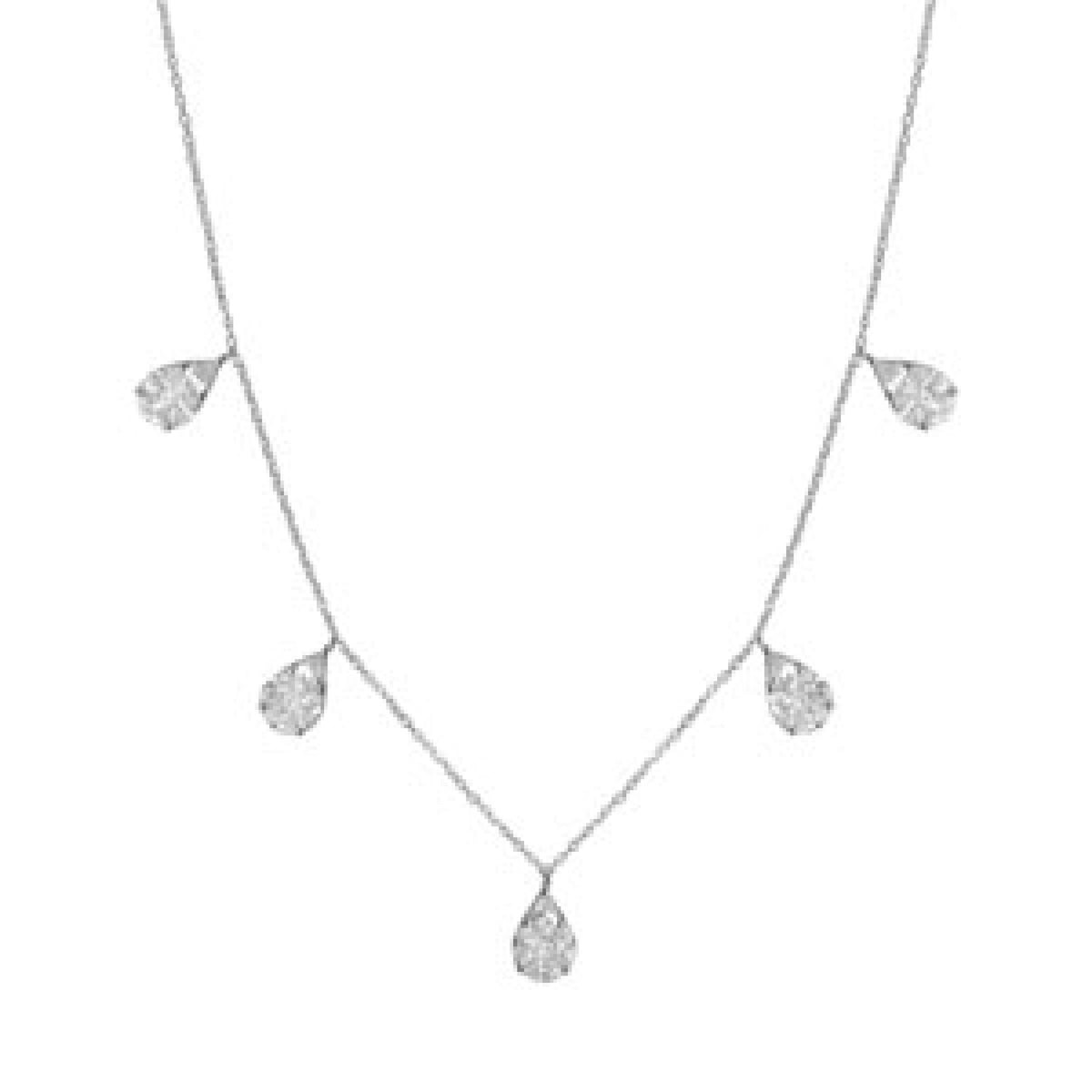 COLLIER  OR BLANC
