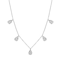 COLLIER  OR BLANC