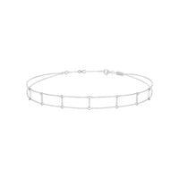 COLLIER  OR BLANC