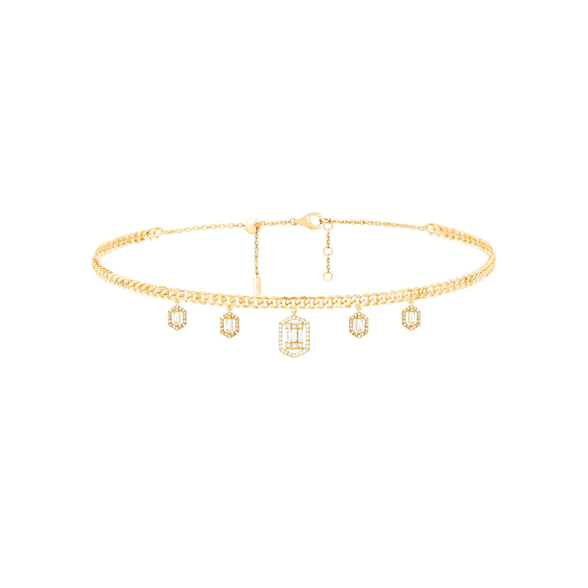 PrixTroca:3115€_VentesTroca:0_QtyTroca:1_ST:0%_Collier Beverly Hills en Or jaune 18K serti de diamants - Jaune