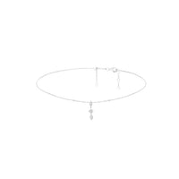 COLLIER  OR BLANC