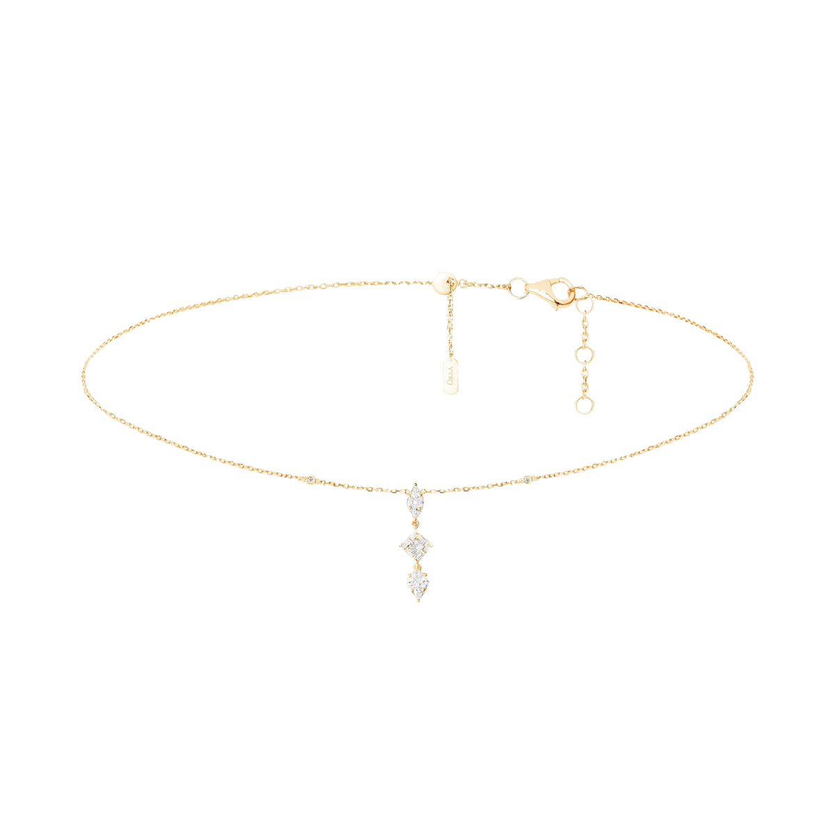 PrixTroca:1295€_VentesTroca:0_QtyTroca:1_ST:0%_Collier choker en Or jaune 18K serti de diamants - Jaune
