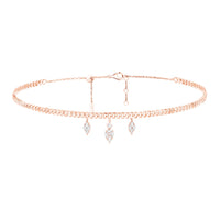PrixTroca:2240€_VentesTroca:0_QtyTroca:1_ST:0%_Collier choker en Or rose 18K serti de diamants - Rose
