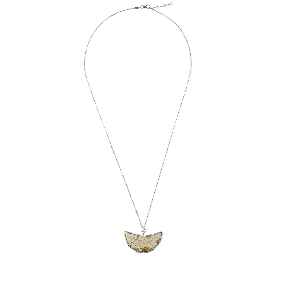 COLLIER FAIRYTALE OR BLANC