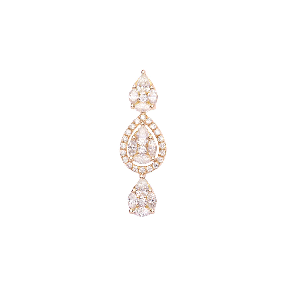 MONO BOUCLE D OREILLE  OR JAUNE