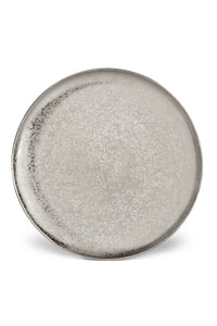 Assiette de présentation Alchimie en porcelaine - Platine