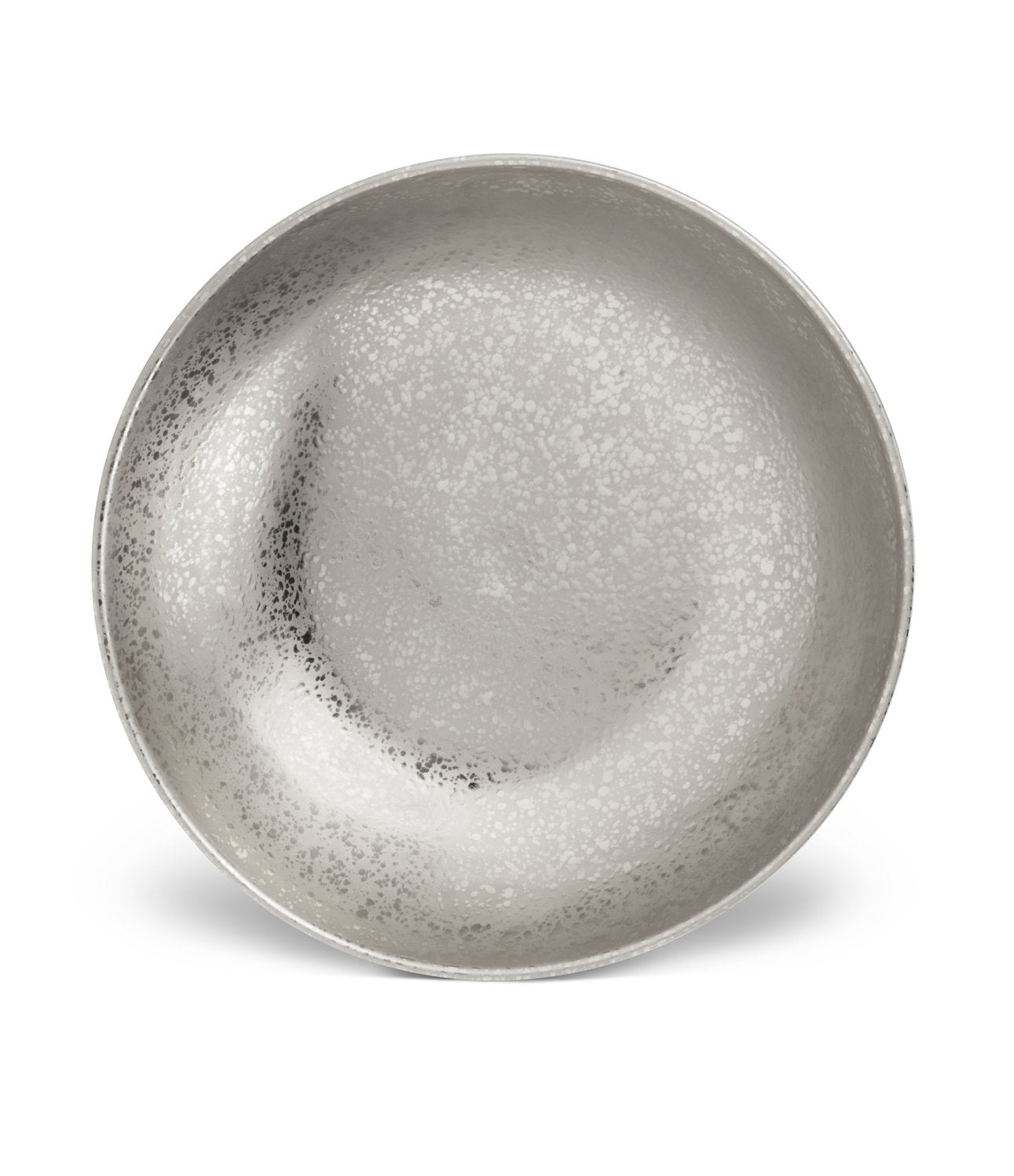 Grande coupe Alchimie en porcelaine - Platine