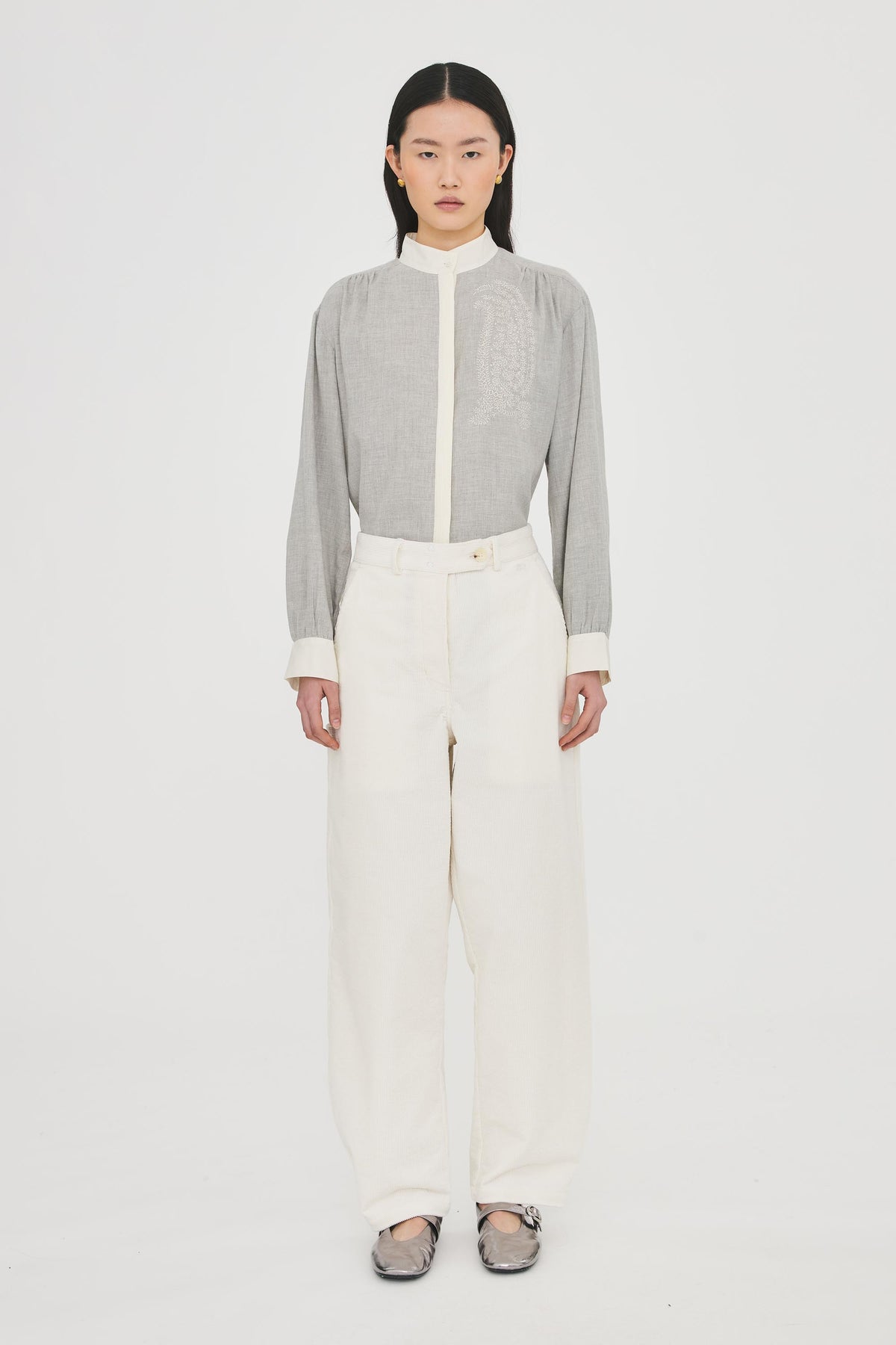 Blouse Alana - Grey