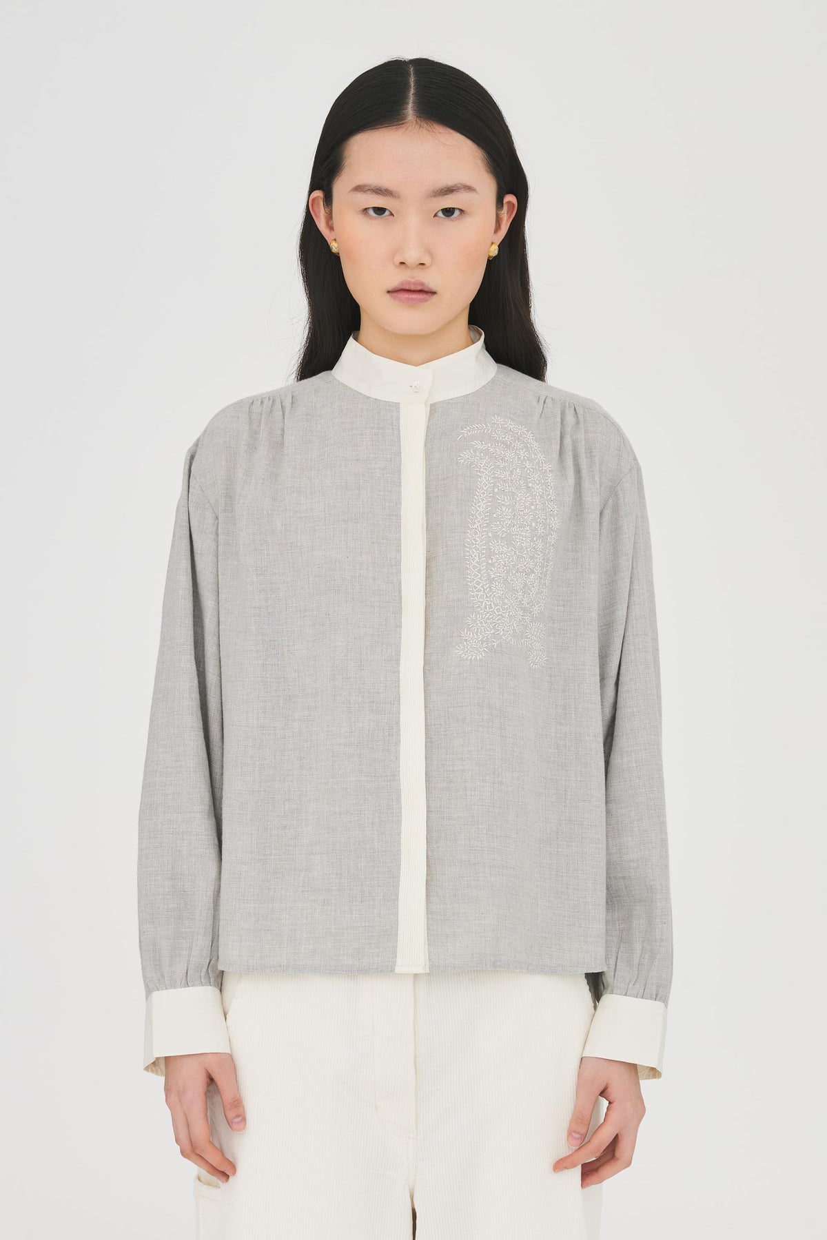 Blouse Alana - Grey