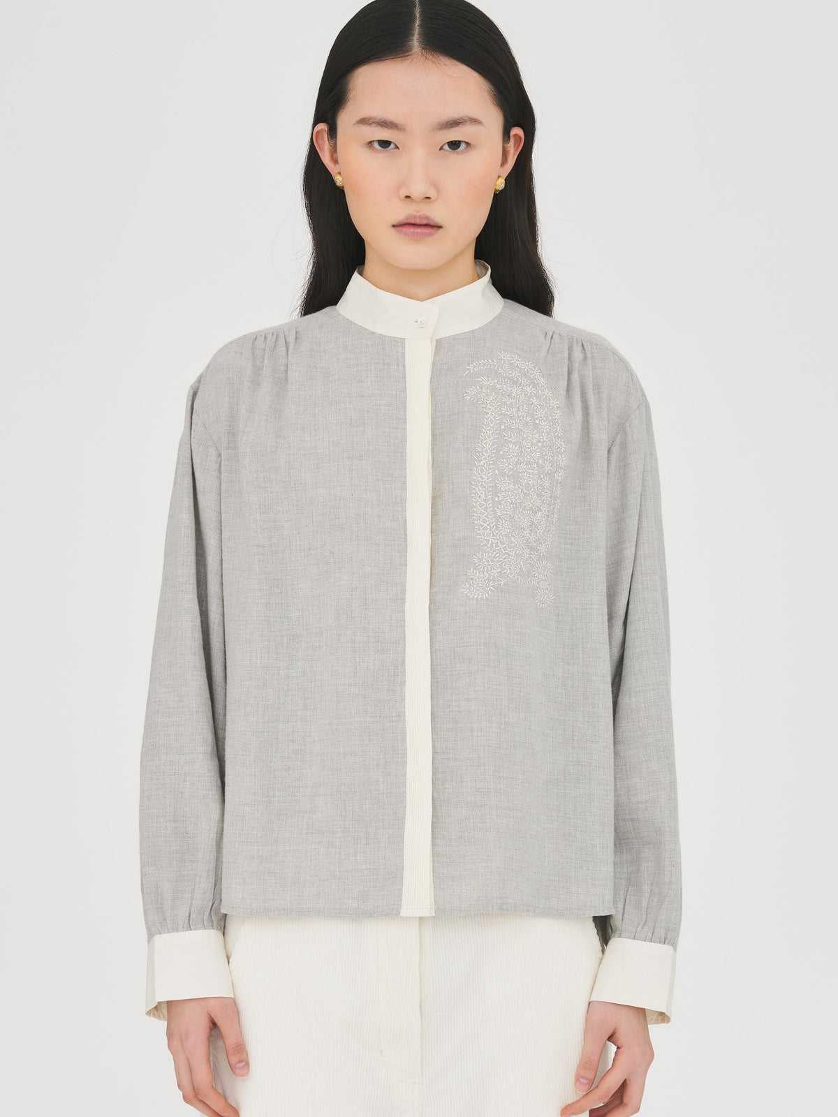 Blouse Alana - Grey