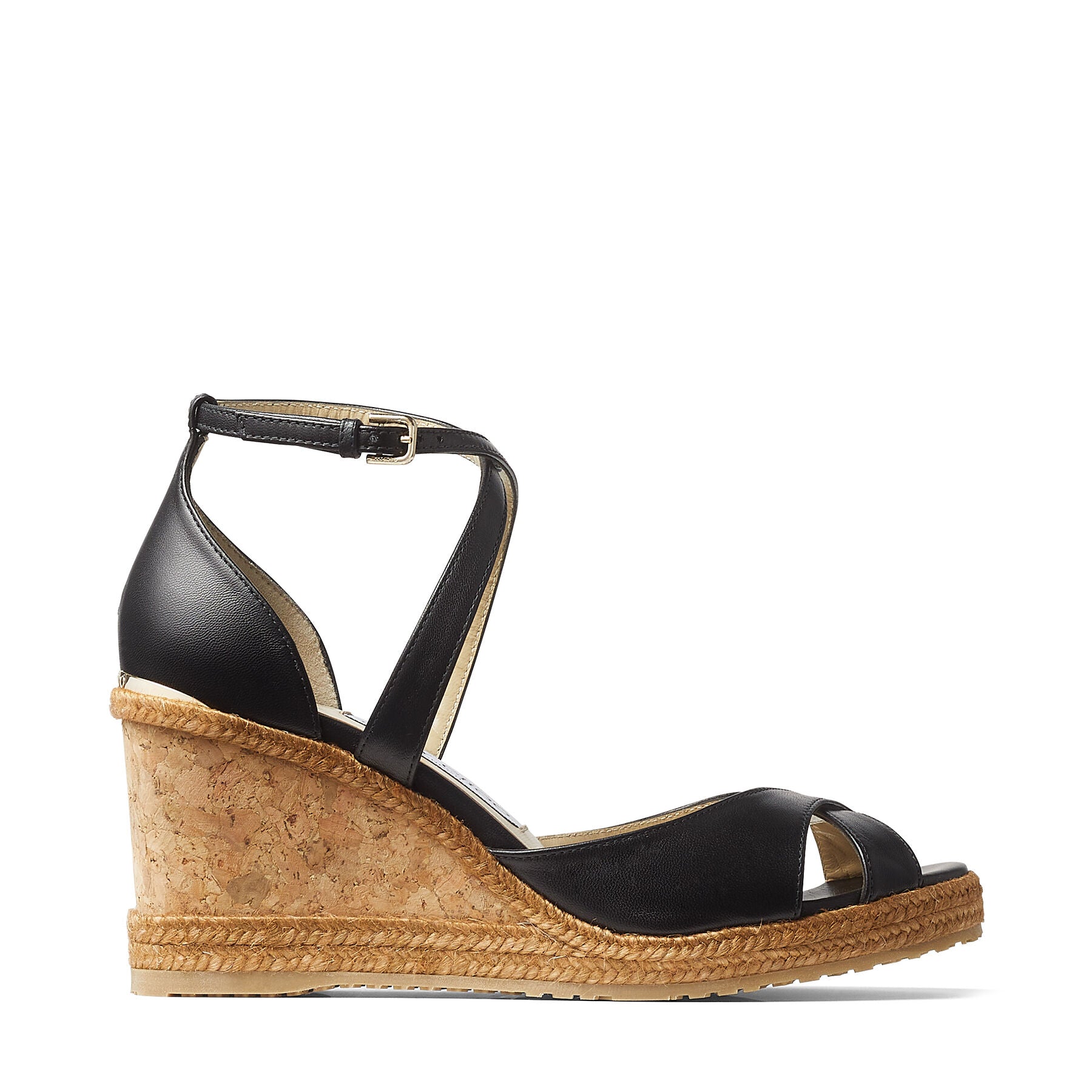 ZNO STOCK 0 / Reco 150 BLACK Casual Wedge ALANAH 80