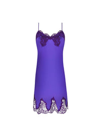 Splendeur silk nightie - Ocean Blue