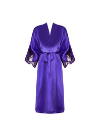 Splendeur silk nightie - Ocean Blue