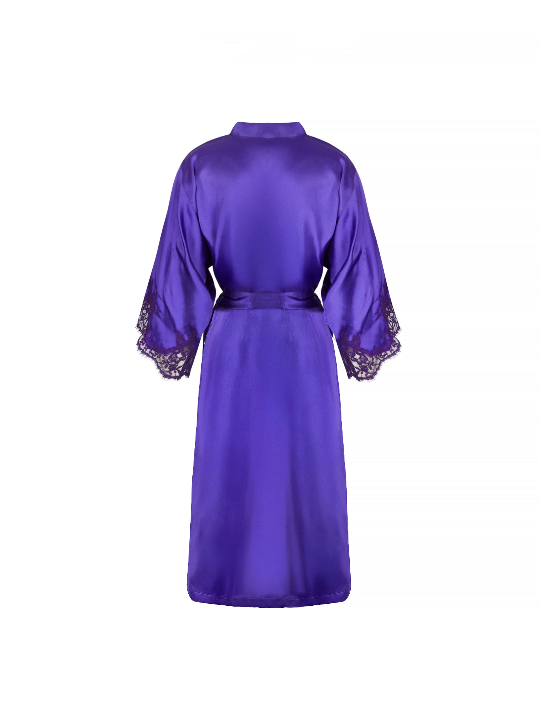 Splendeur silk nightie - Ocean Blue
