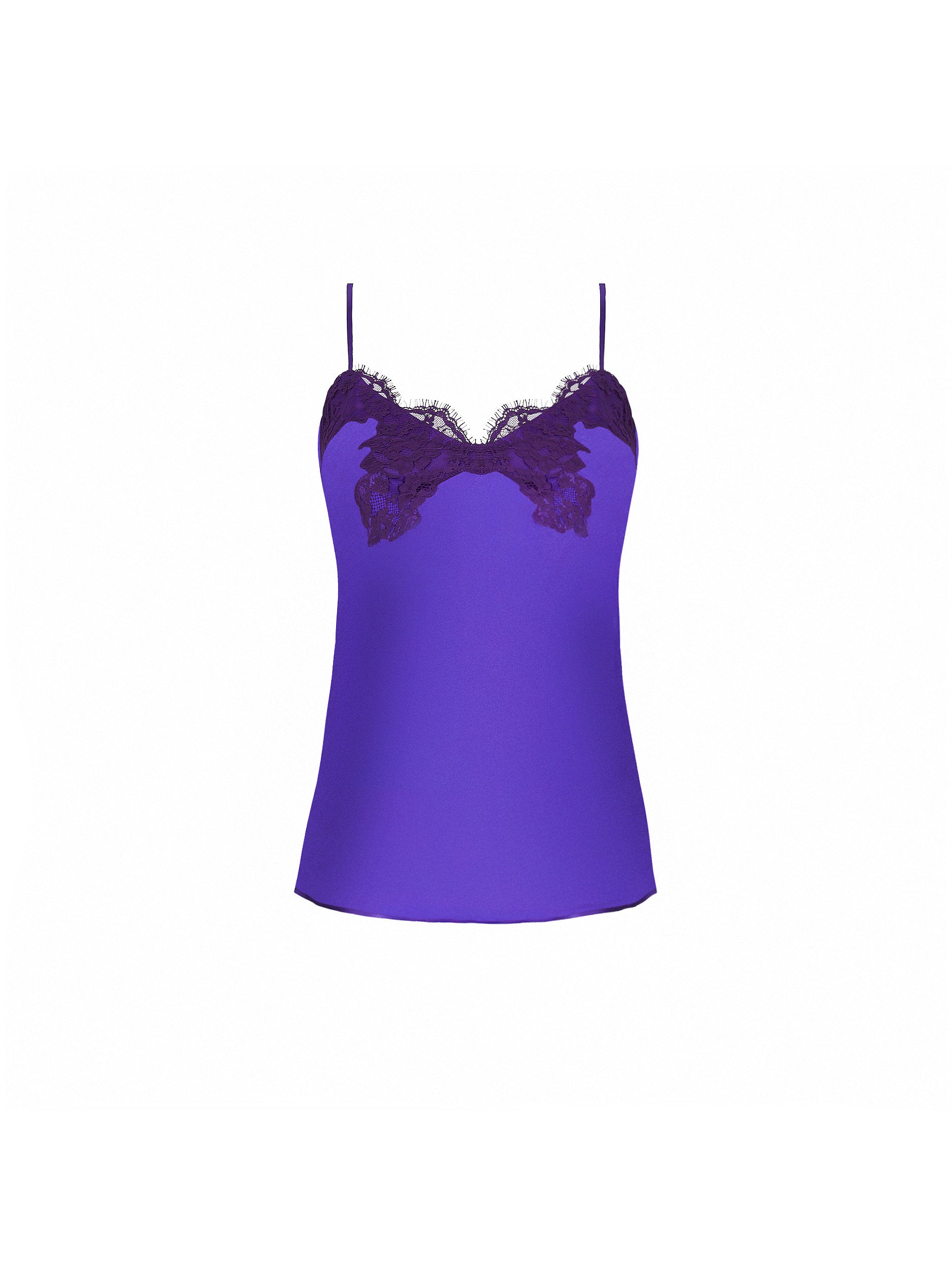 Splendeur silk camisole - Ocean Blue