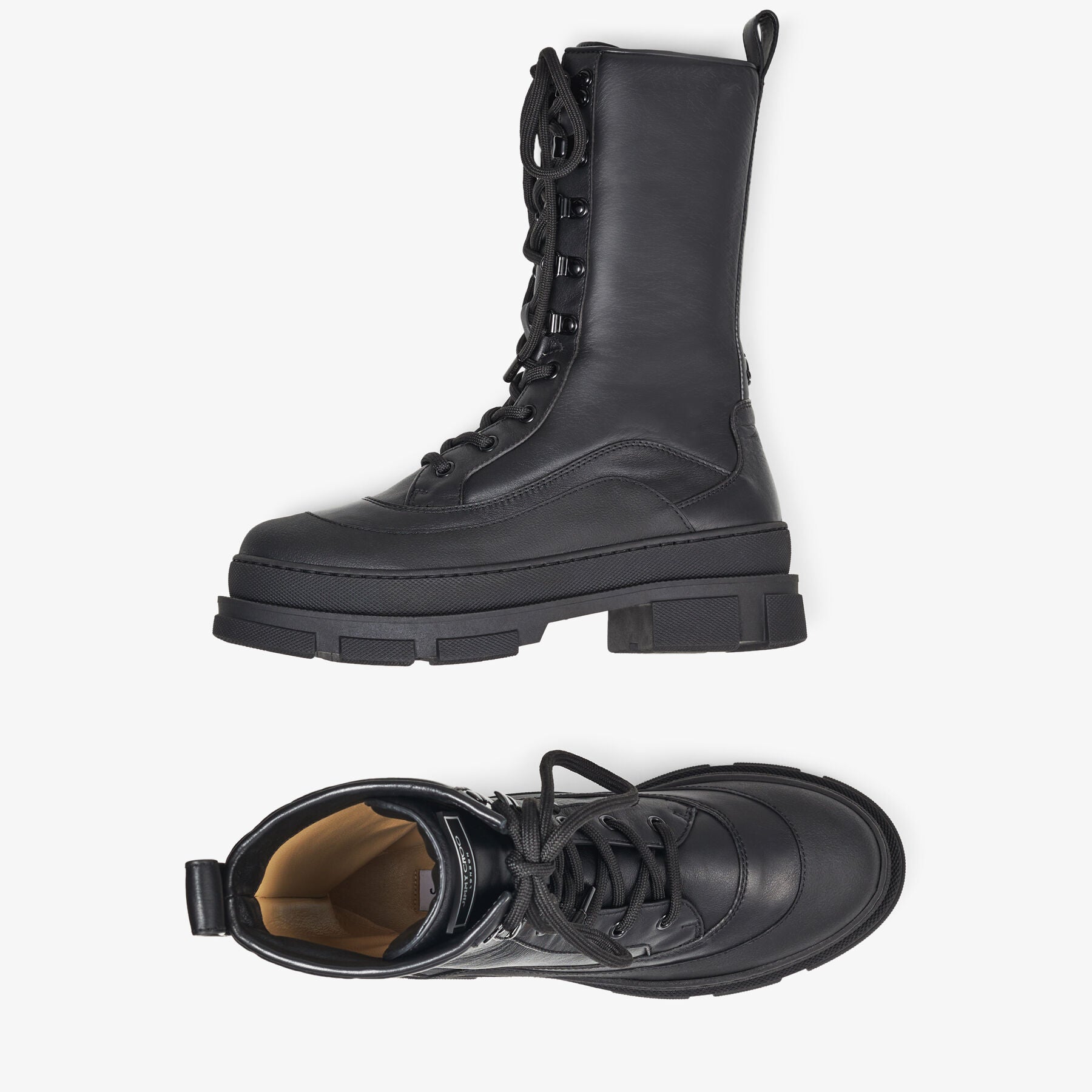 Bottes Aldea en cuir - Black
