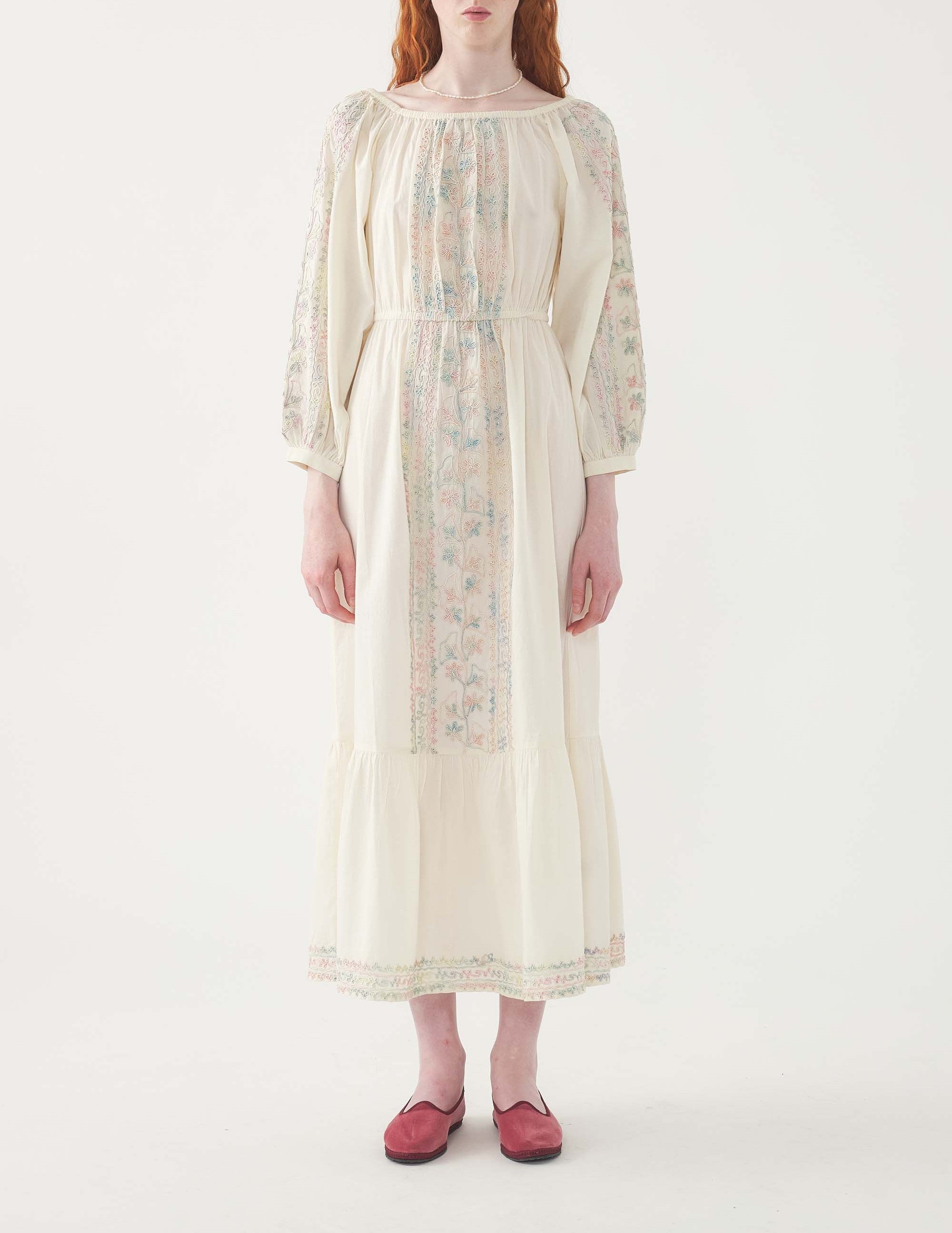 CREAM ALEX DRESS