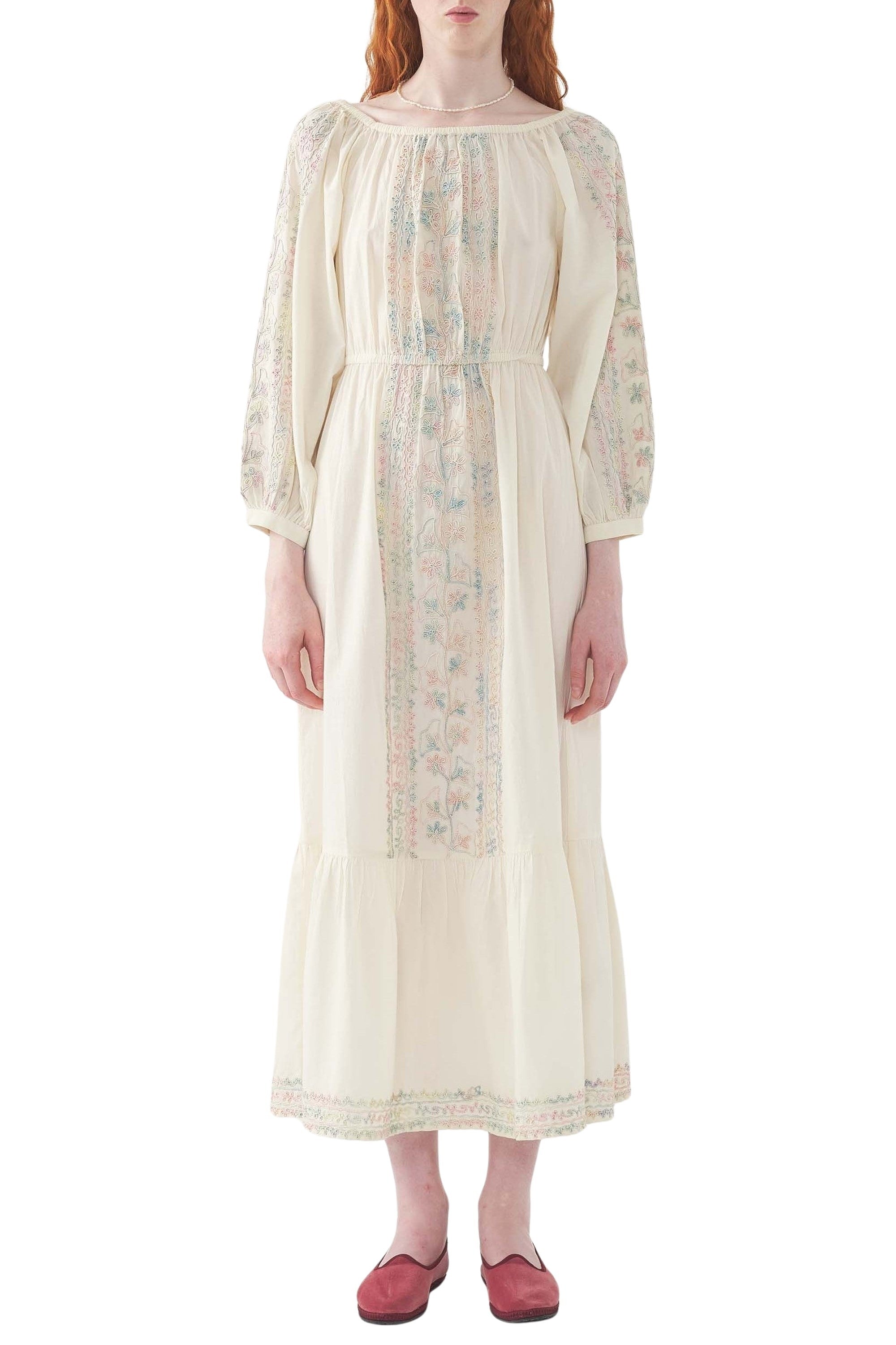 CREAM ALEX DRESS